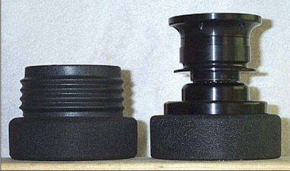 The difference in stack height between a Q/R hub and a Momo hub