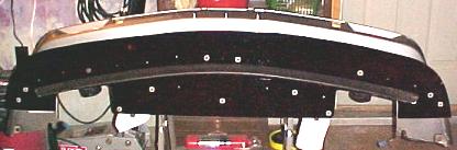 Splitter mounted on bottom of bumper cover