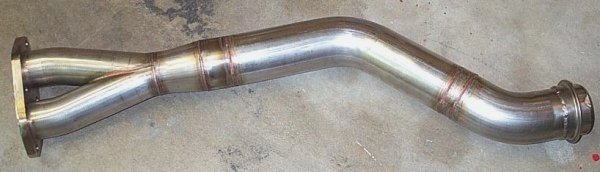 The Burns Y-Pipe and exit tubing