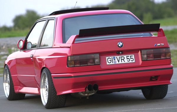 Markus' German E30 M3 - View from the rear 