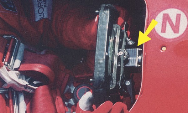 Michael Schumacher's F1 Steering Wheel Spacer