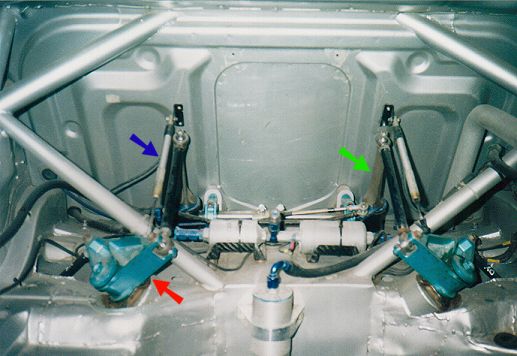  E36 McLaren built Super Touring Car trunk area