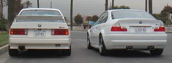 E30 M3 vs. E46 M3