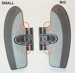 E46 M3 SMG Paddles - Large vs. Small