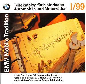 Front cover of the BMW Mobile Tradition Parts-CD